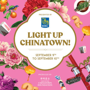 Light Up Chinatown! Street Festival Logo and Design | September 9 to 10th, 2023